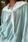 Terry B Neckerchief White